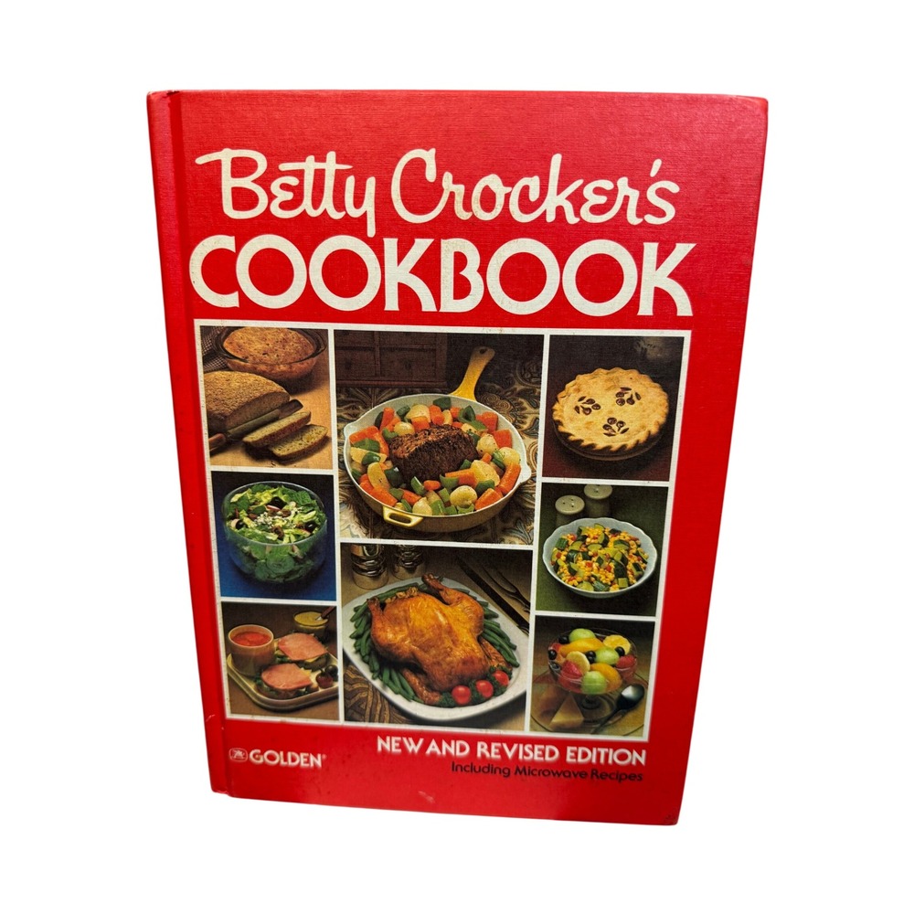 Betty Crocker Cookbook 1982 Red Hardcover New Revised Edition Vintage Retro 80s